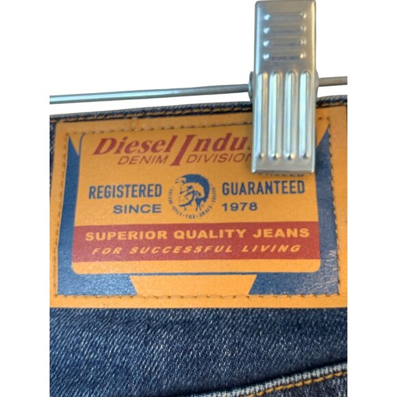 Diesel Sleenker Slim-Skinny Mens Jeans Size 31 x 31 Distress Stretch RAA10420 - Picture 6 of 9